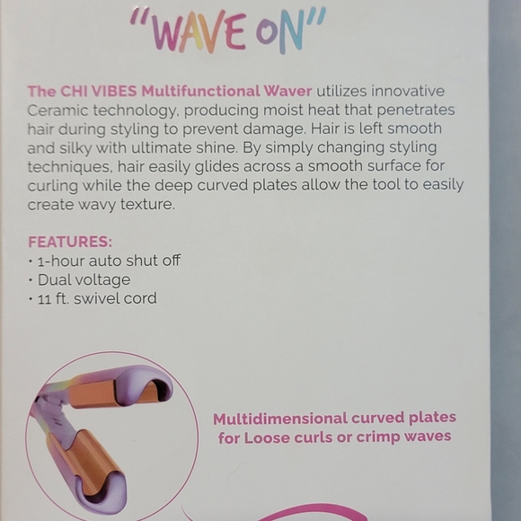 CHI Vibes Pink Hair "Wave On" - Picture 4 of 6